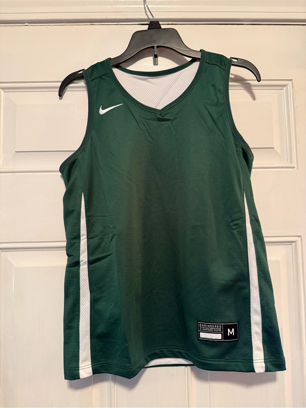 Nike Dark Green Kids Basketball Jersey reversible